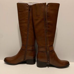 Naturalizers, Kelso wide calf cinnamon leak boots free gift with purchase